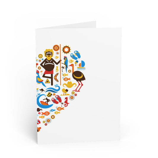 Colorful Australian-Themed Greeting Cards