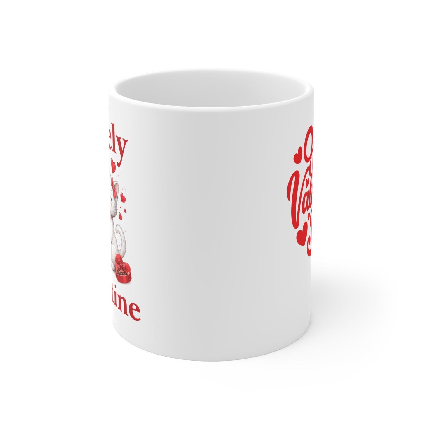 Lovely Valentine Mug — Cute Kitten Couples Ceramic Coffee Cup (11oz & 15oz)