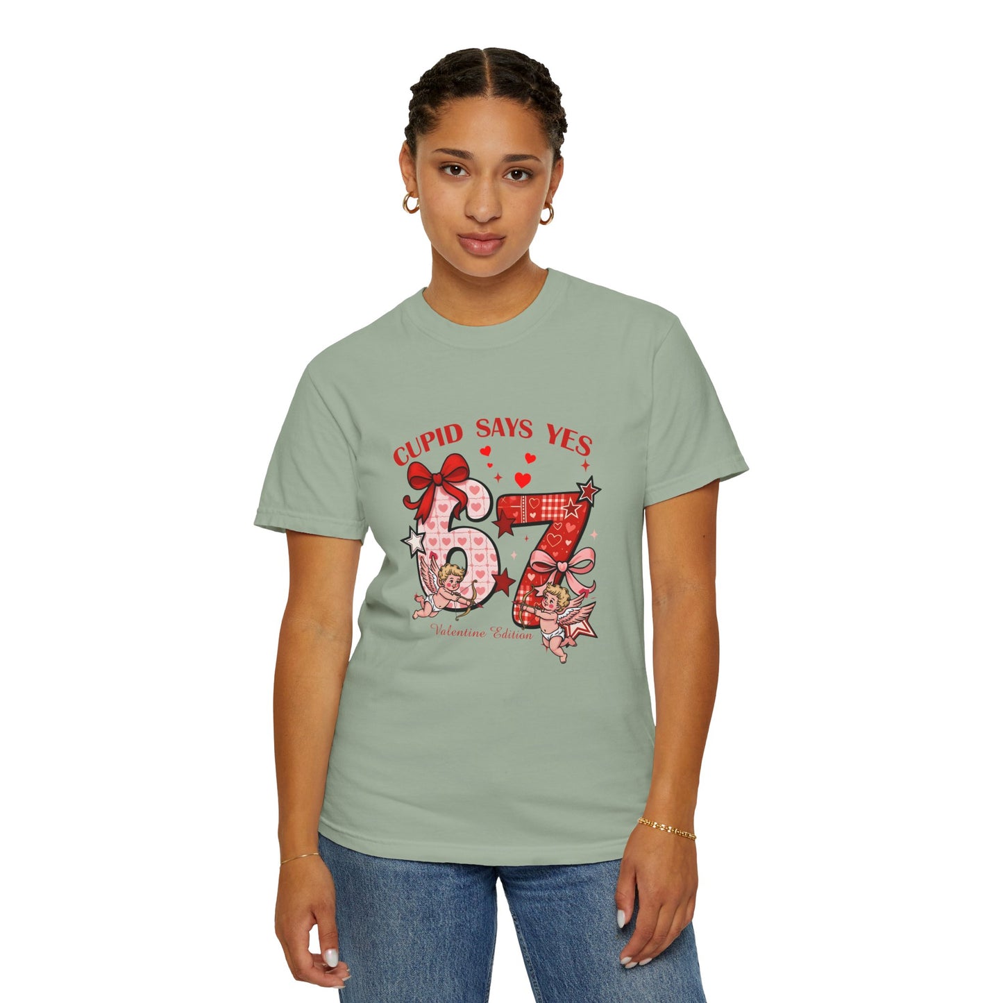 Valentine’s Cupid Says Yes 67 T-Shirt
