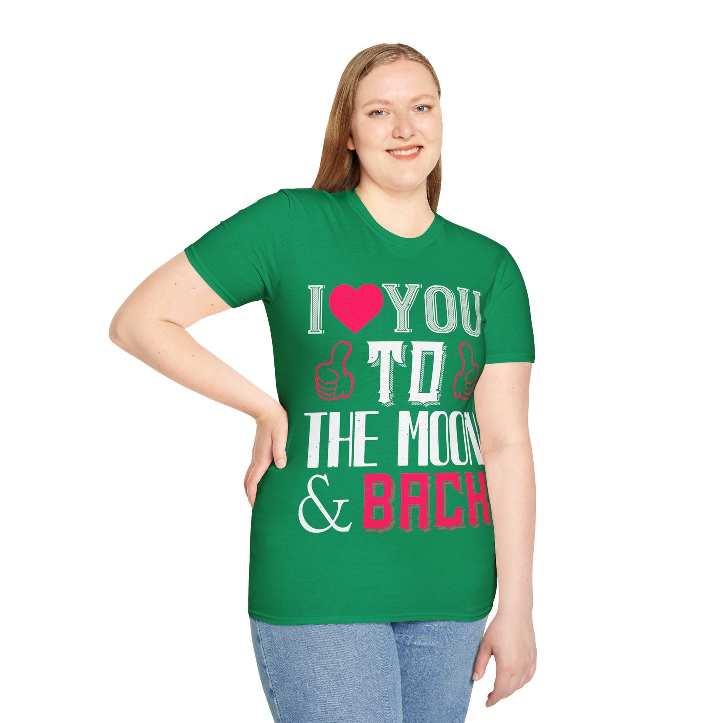 I  You To The Moon & Back T-Shirt — Romantic Couple Valentine Tee