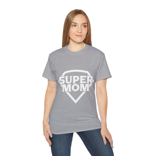 Super Mom Unisex Ultra Cotton Tee - Perfect Gift for Mother's Day