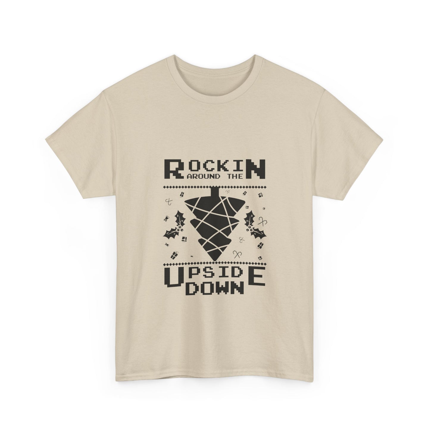 T-Shirt — "Rockin’ Around the Upside Down" Stranger Things Inspired Graphic Tee