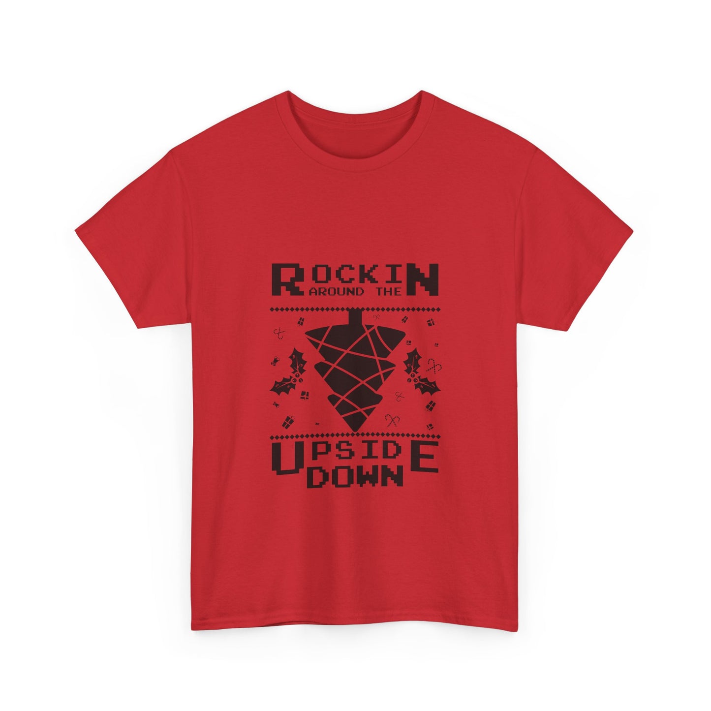 T-Shirt — "Rockin’ Around the Upside Down" Stranger Things Inspired Graphic Tee