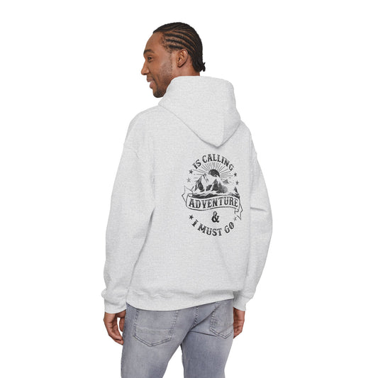Adventure Awaits Unisex Hooded Sweatshirt for Outdoor Lovers