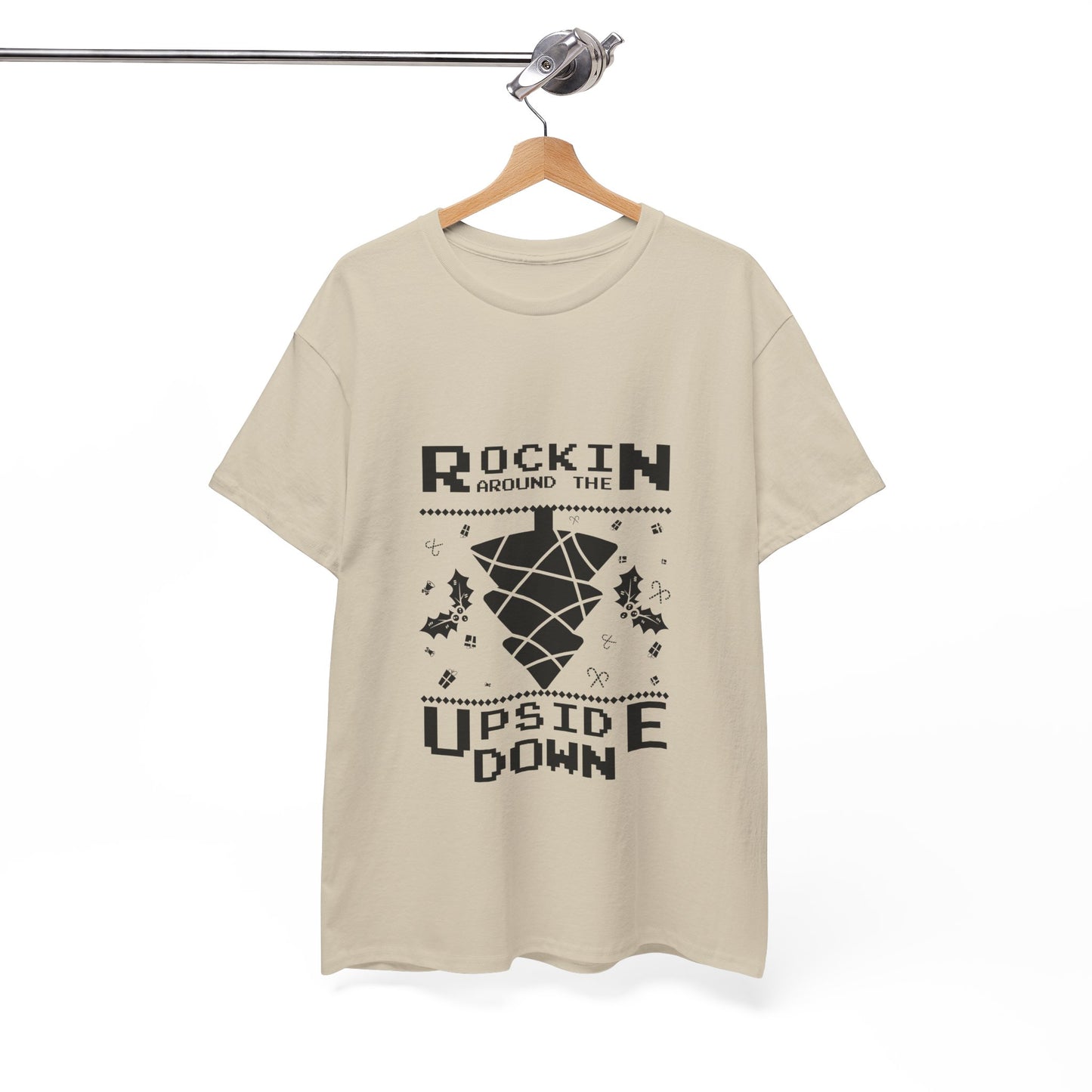 T-Shirt — "Rockin’ Around the Upside Down" Stranger Things Inspired Graphic Tee