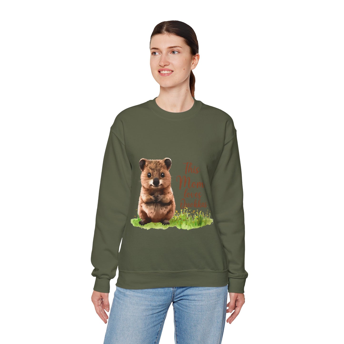 Cute Quokka Unisex Crewneck Sweatshirt