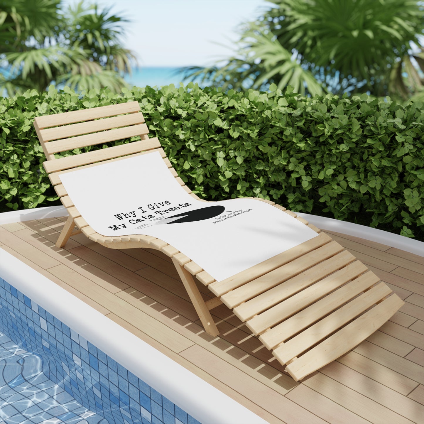 Cat Lovers Beach Towels - Funny Summer Essentials