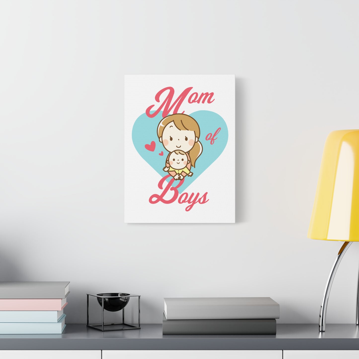 Mom of Boys Wall Art - Cute Nursery Decor