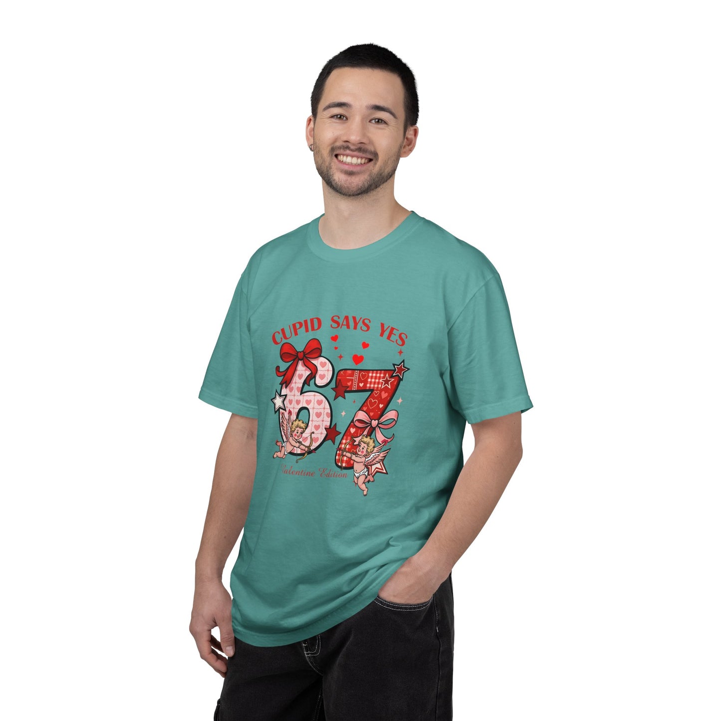 Valentine’s Cupid Says Yes 67 T-Shirt