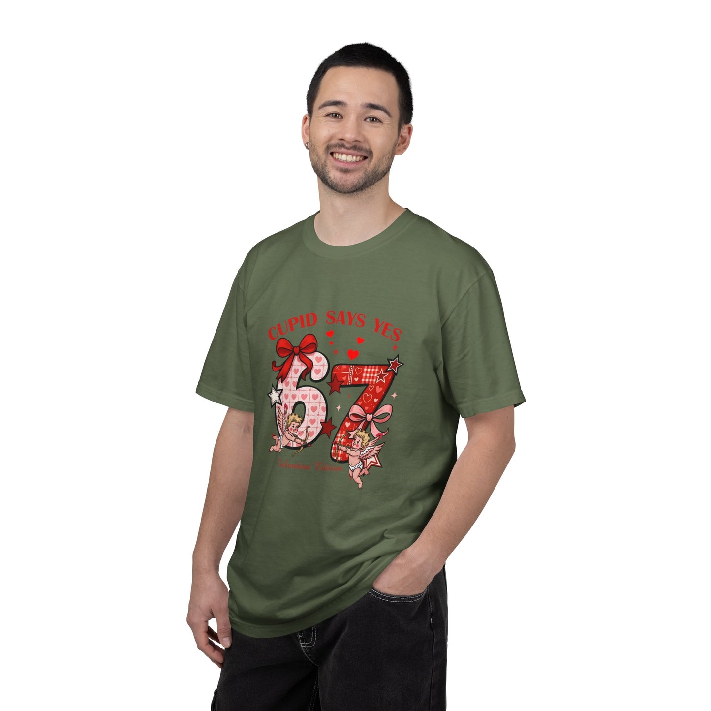 Valentine’s Cupid Says Yes 67 T-Shirt