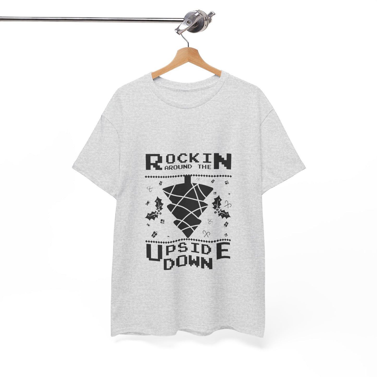 T-Shirt — "Rockin’ Around the Upside Down" Stranger Things Inspired Graphic Tee