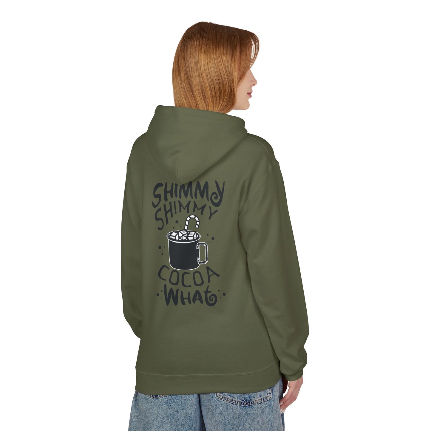 Shimmy Shimmy Cocoa What Hoodie – Cozy Hot Chocolate Graphic Hoodie