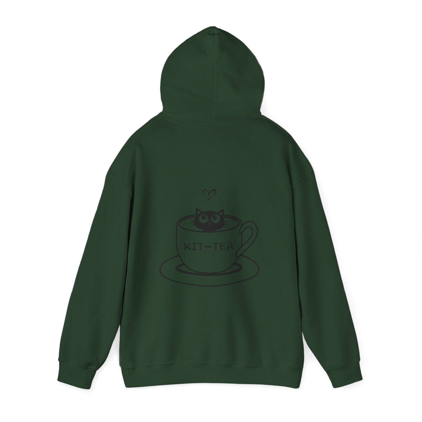 Kit-Tea Cat Hoodie — Cute Cat in Teacup Graphic Sweatshirt