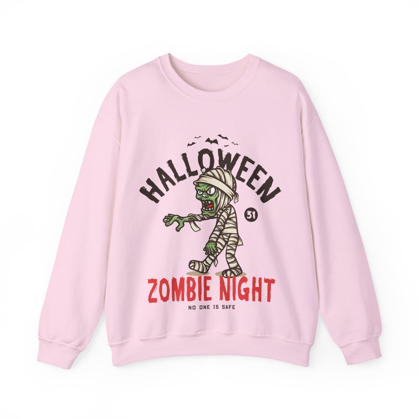 Zombie Night Halloween Sweatshirt - Unisex Halloween Clothing