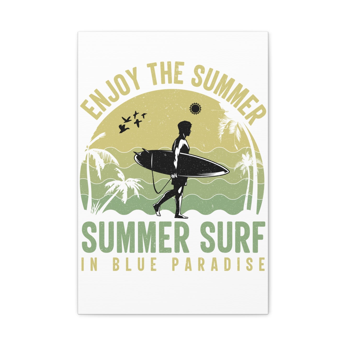 Summer Surf Canvas Print
