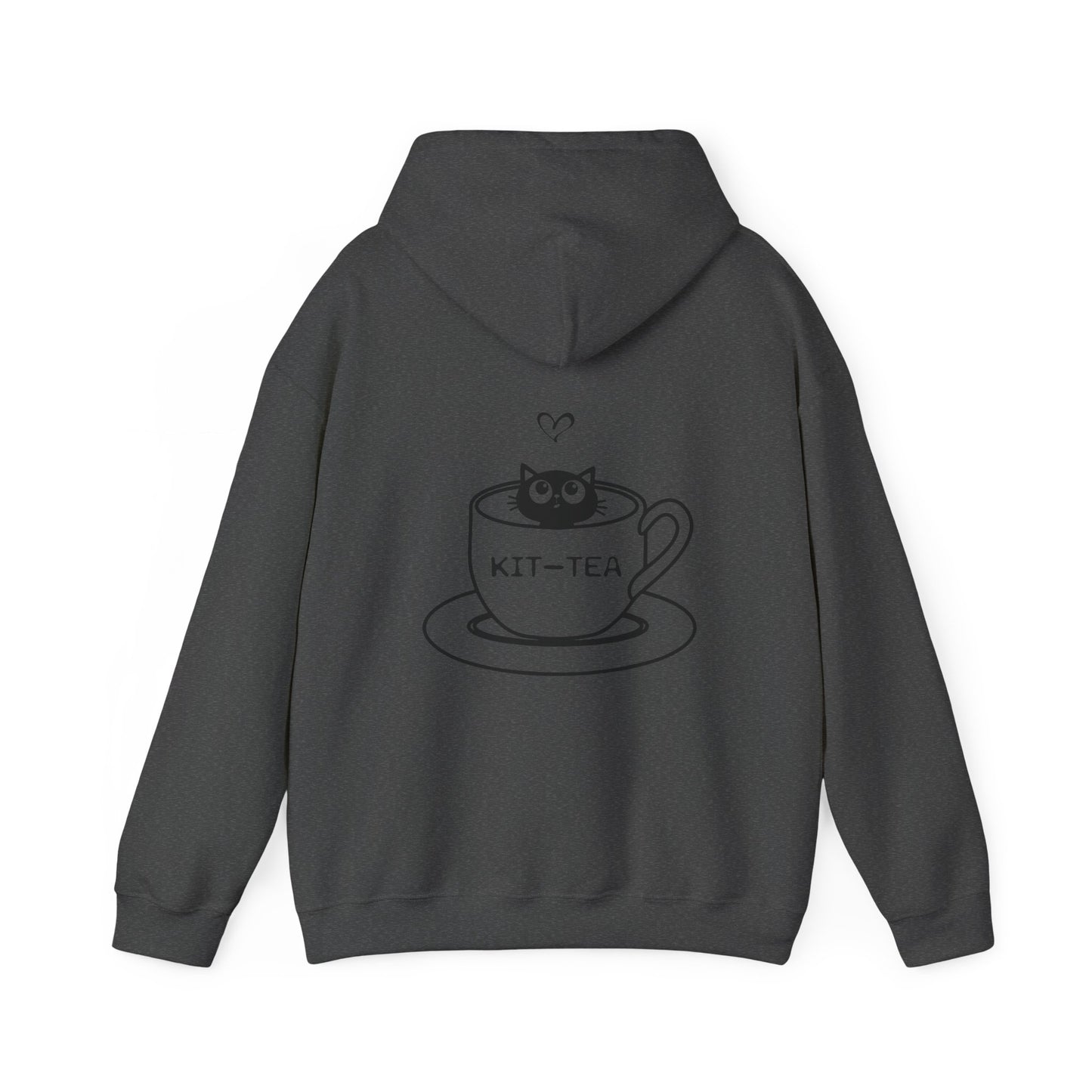 Kit-Tea Cat Hoodie — Cute Cat in Teacup Graphic Sweatshirt
