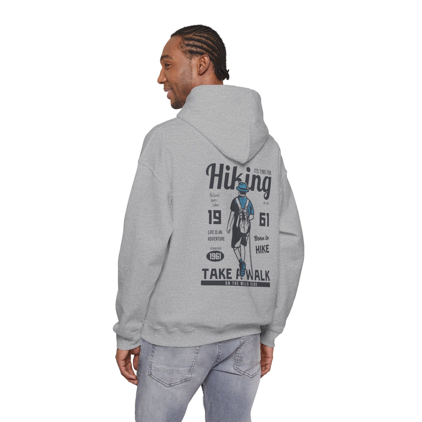 Vintage Hiking Sweatshirt | Unisex Heavy Blend Hoodie for Adventurers