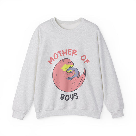 Mother of Boys Sweatshirt - Unisex Heavy Blend