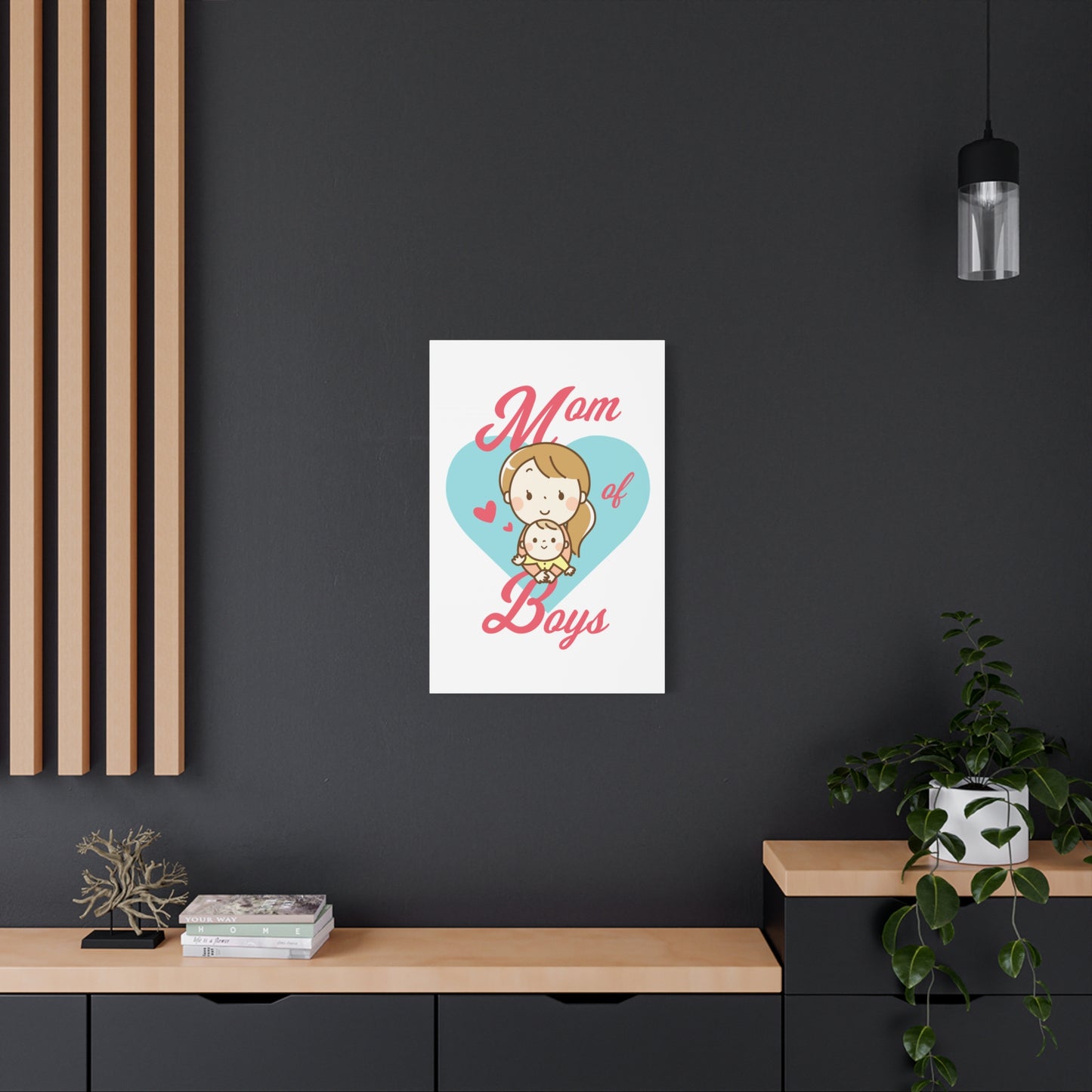 Mom of Boys Wall Art - Cute Nursery Decor