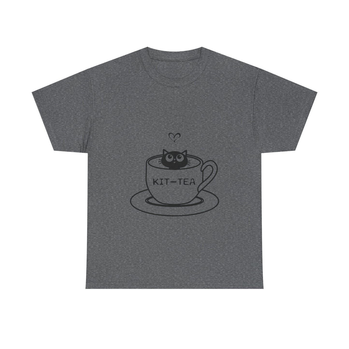 Kit-Tea Cat Tee — Cute Cat in a Teacup Graphic T-Shirt