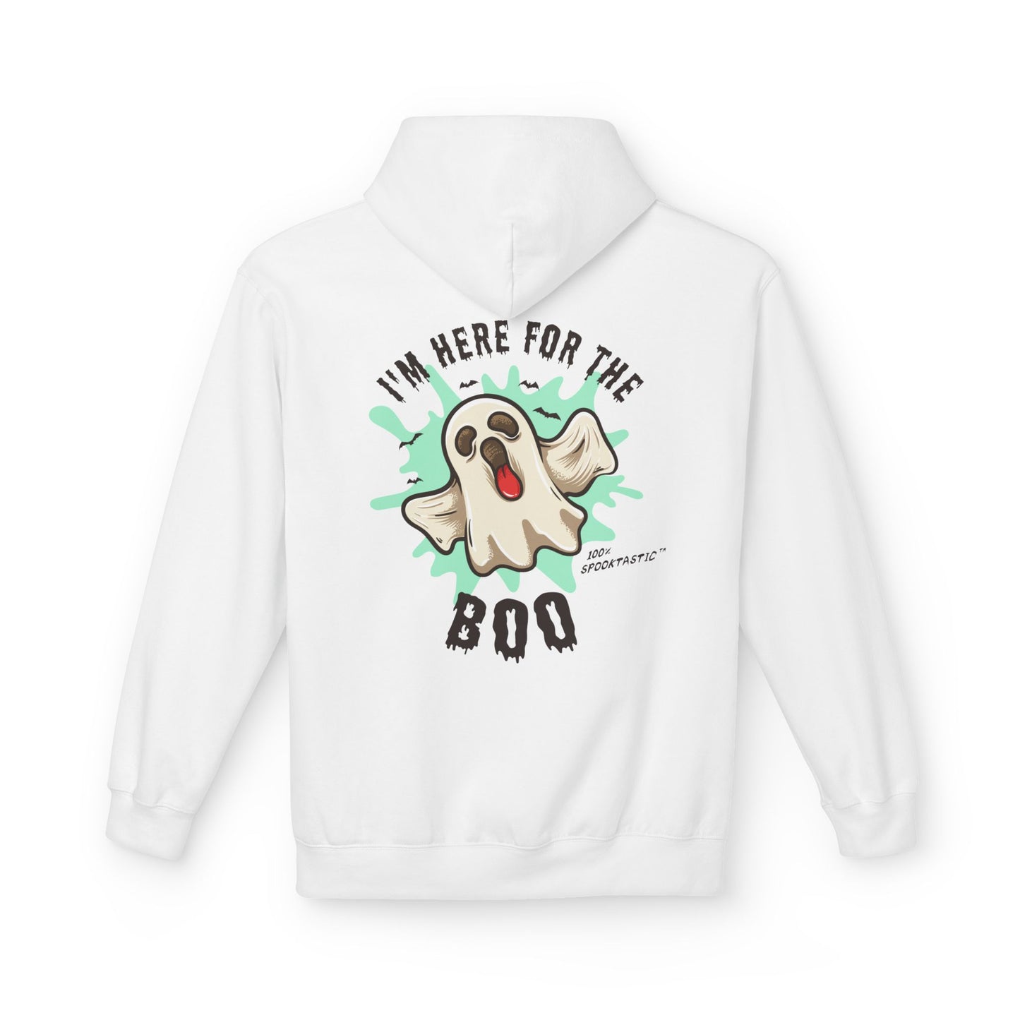 Halloween Ghost Fleece Hoodie - Unisex Softstyle Hoodie