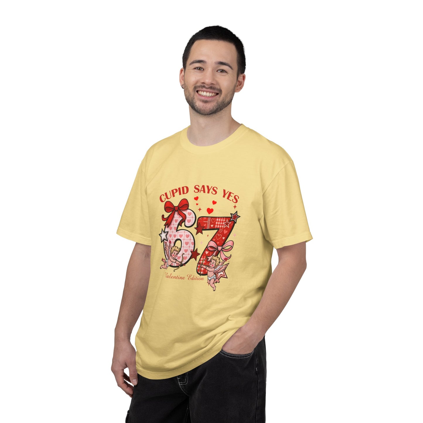 Valentine’s Cupid Says Yes 67 T-Shirt