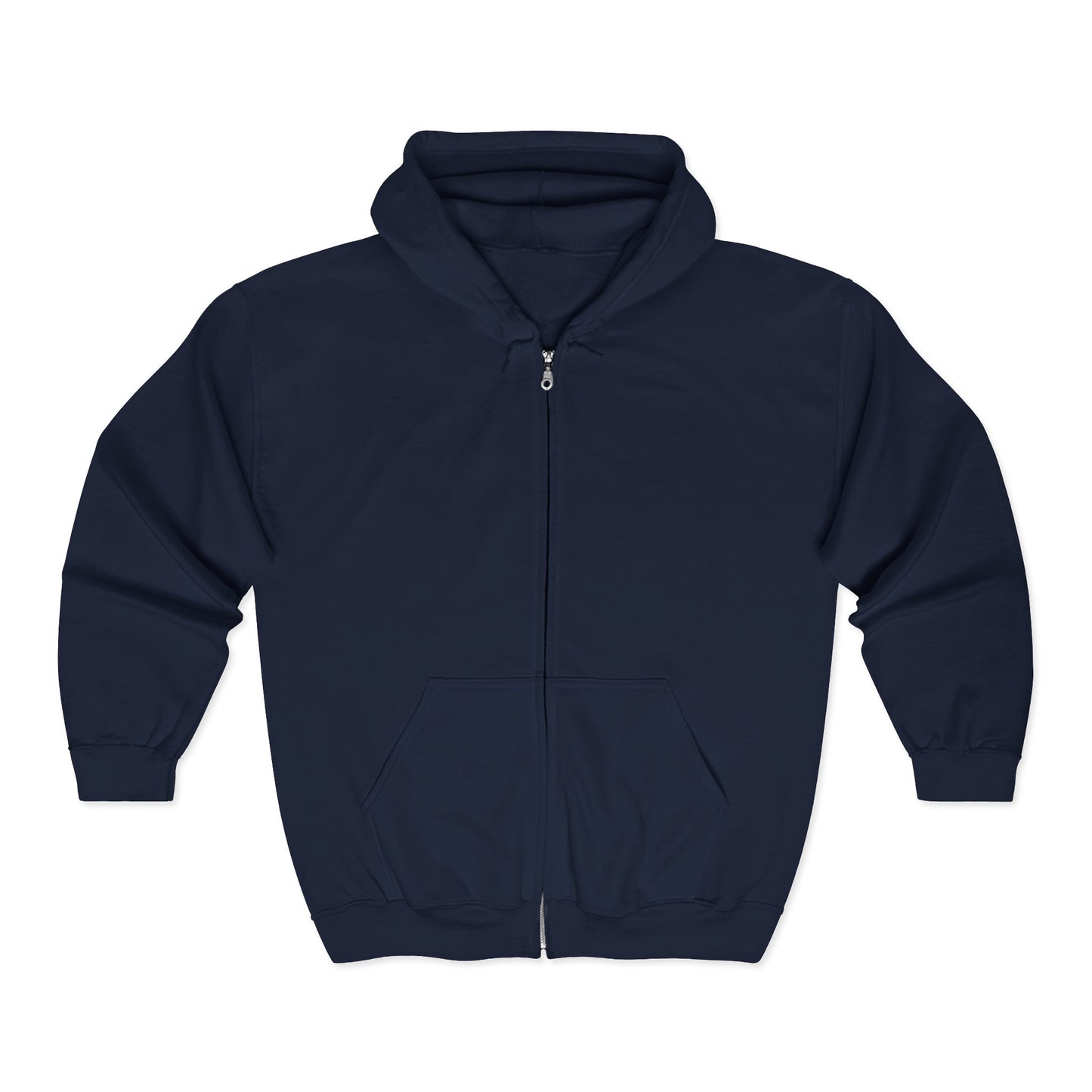 Zip Hoodie — Colorful Food Heart Graphic Full-Zip Hoodie