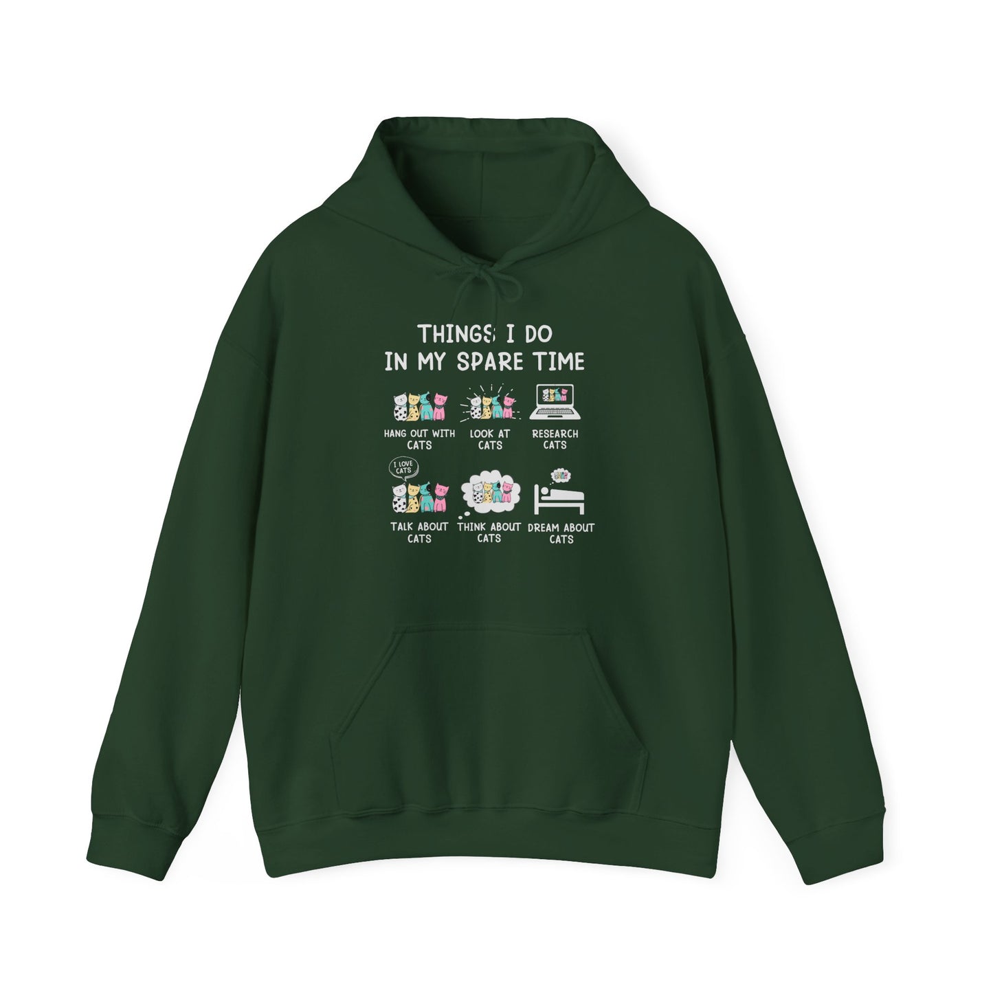 Kit-Tea Cat Hoodie — Cute Cat in Teacup Graphic Sweatshirt