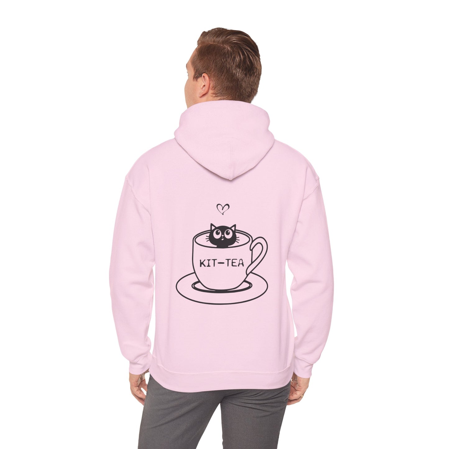 Kit-Tea Cat Hoodie — Cute Cat in Teacup Graphic Sweatshirt
