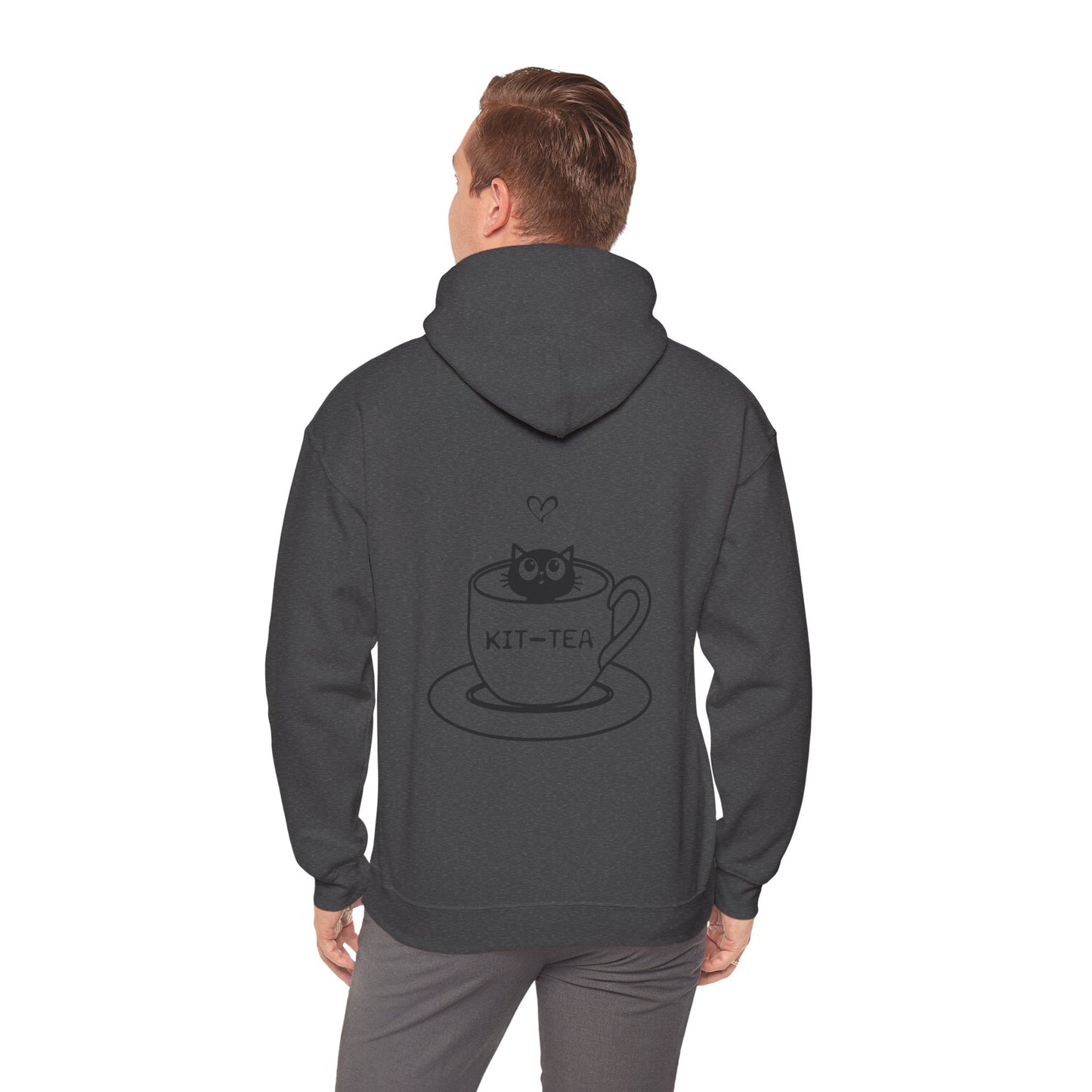 Kit-Tea Cat Hoodie — Cute Cat in Teacup Graphic Sweatshirt