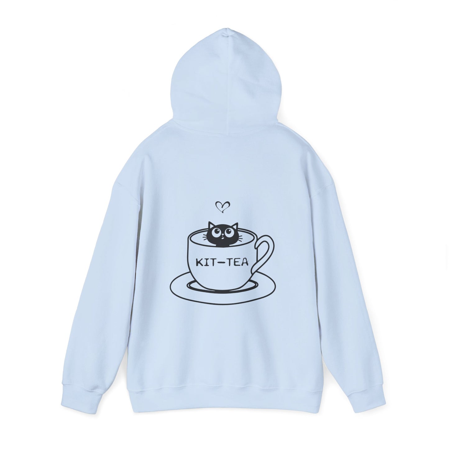 Kit-Tea Cat Hoodie — Cute Cat in Teacup Graphic Sweatshirt