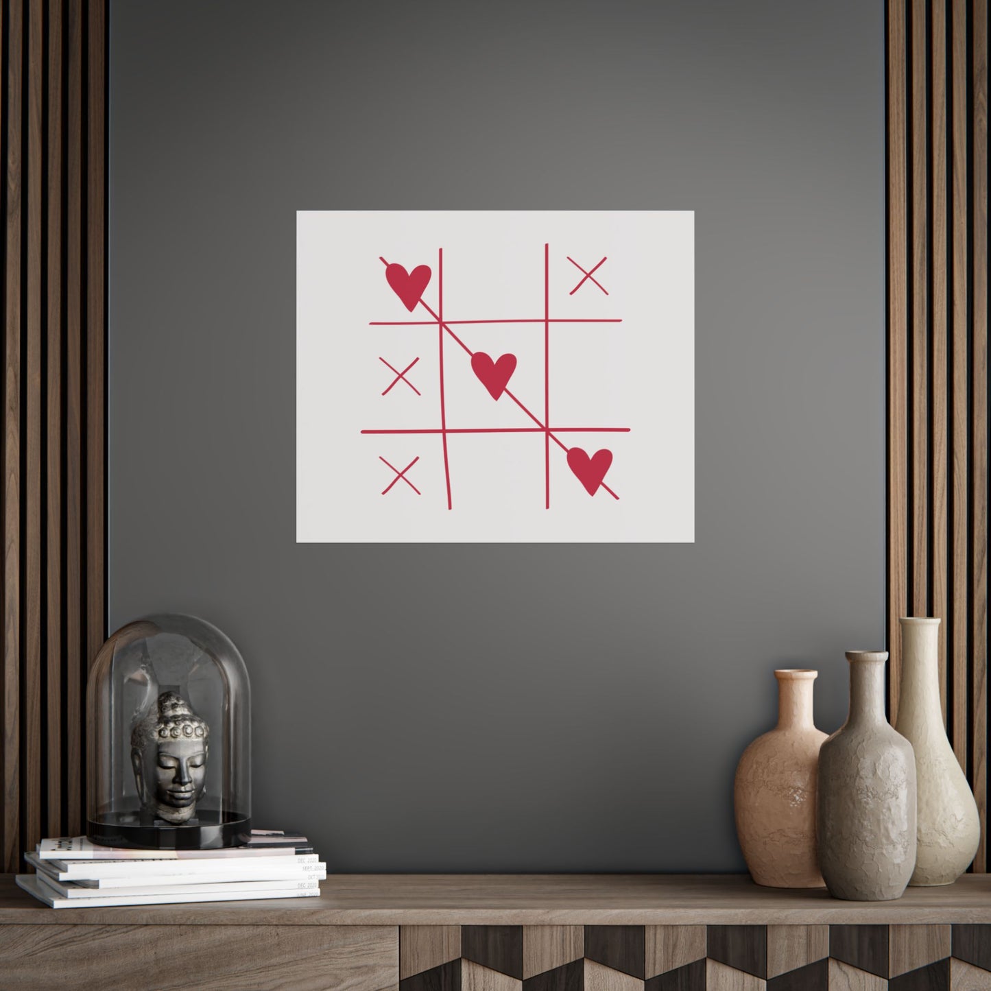 Love Tic-Tac-Toe Poster