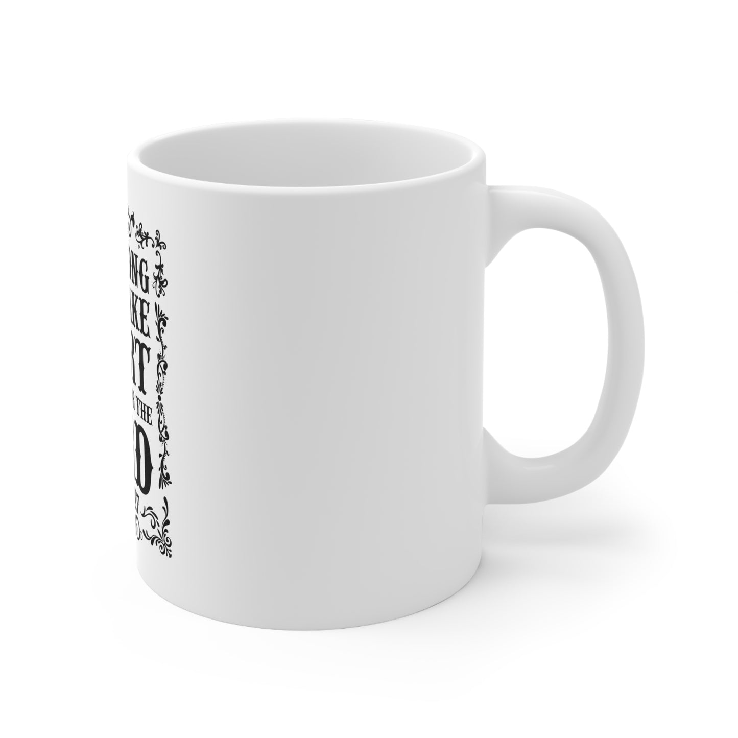 Inspirational Coffee Mug with Psalm 27 Quote