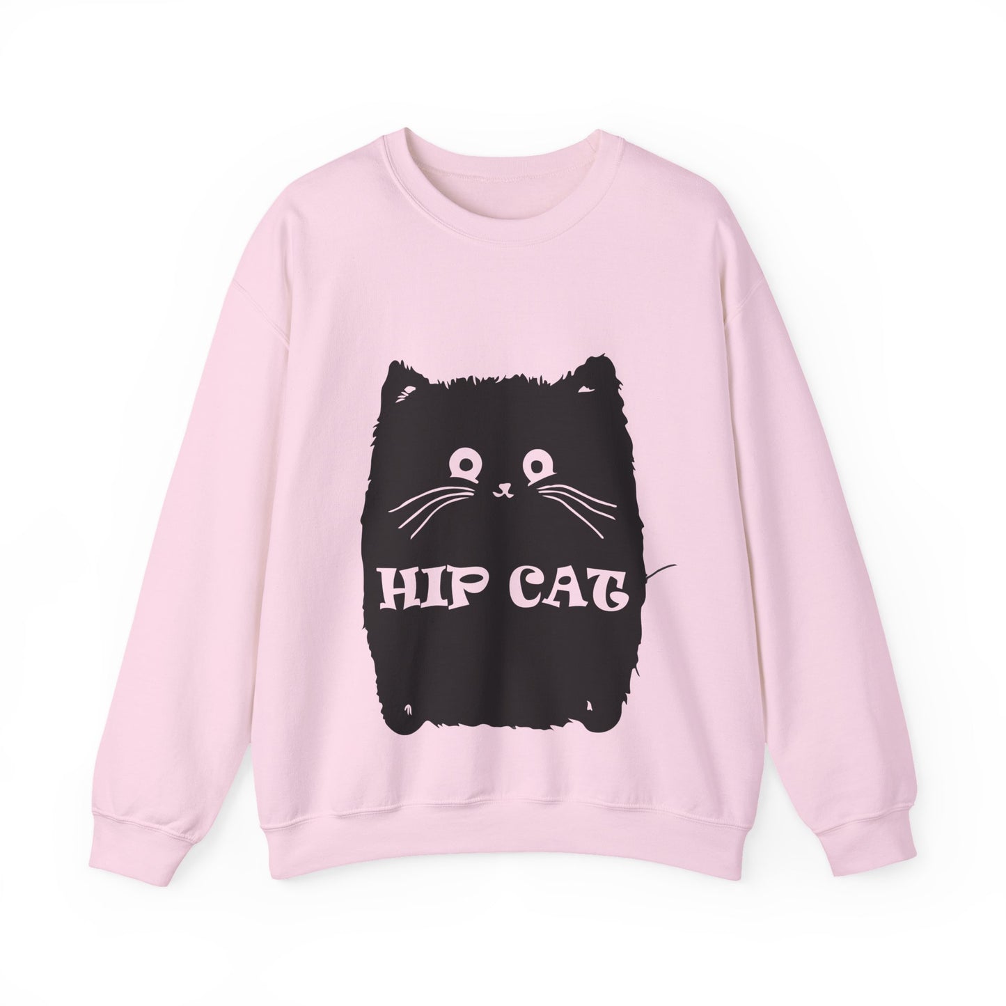 Hip Cat Unisex Sweatshirt - Cute Cat Lover Gift