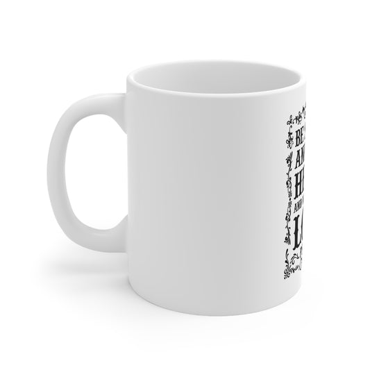Inspirational Coffee Mug with Psalm 27 Quote