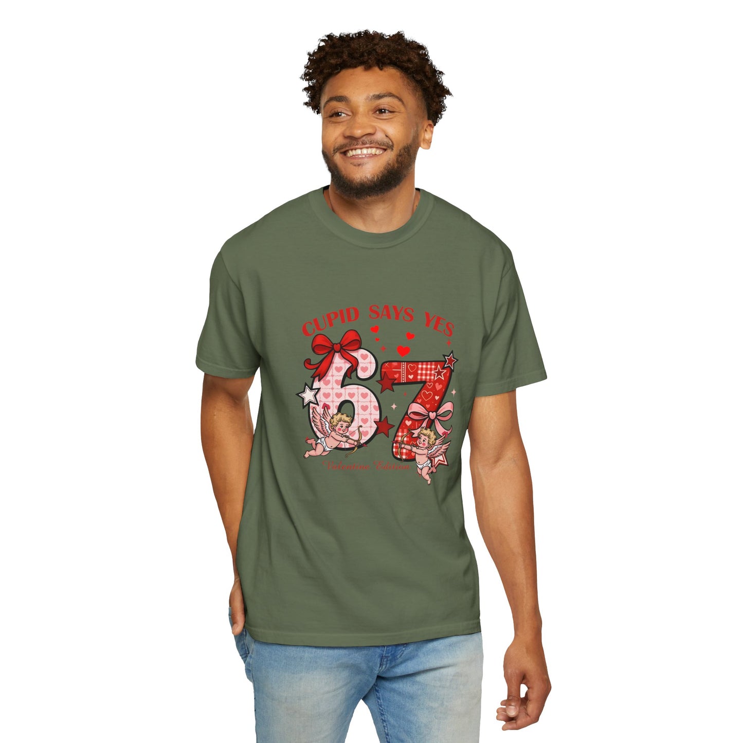 Valentine’s Cupid Says Yes 67 T-Shirt