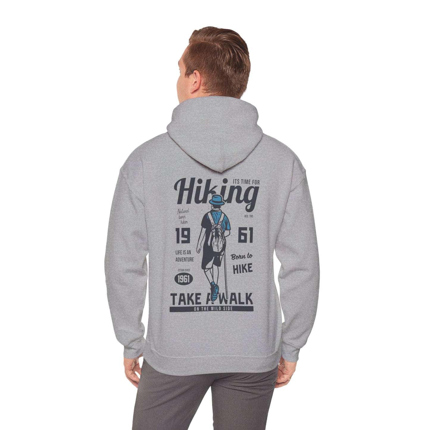Vintage Hiking Sweatshirt | Unisex Heavy Blend Hoodie for Adventurers