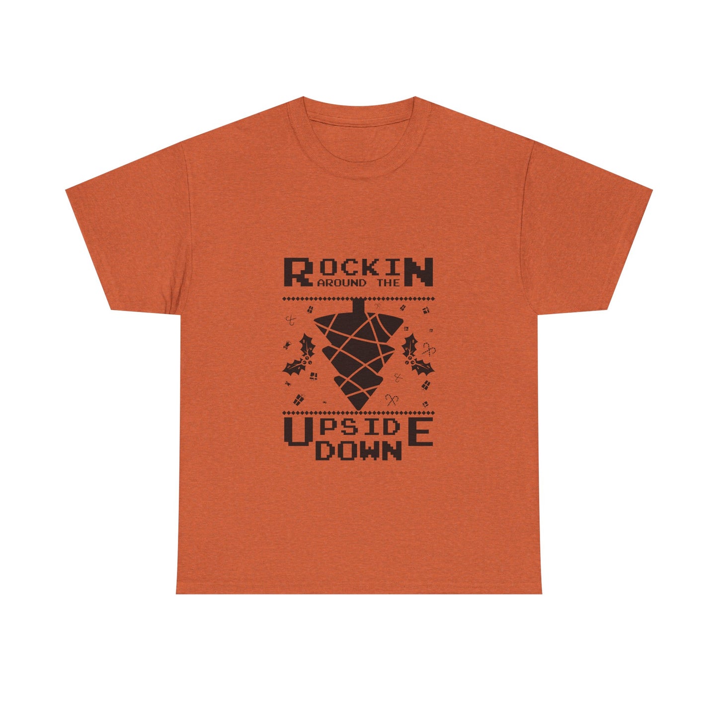 T-Shirt — "Rockin’ Around the Upside Down" Stranger Things Inspired Graphic Tee