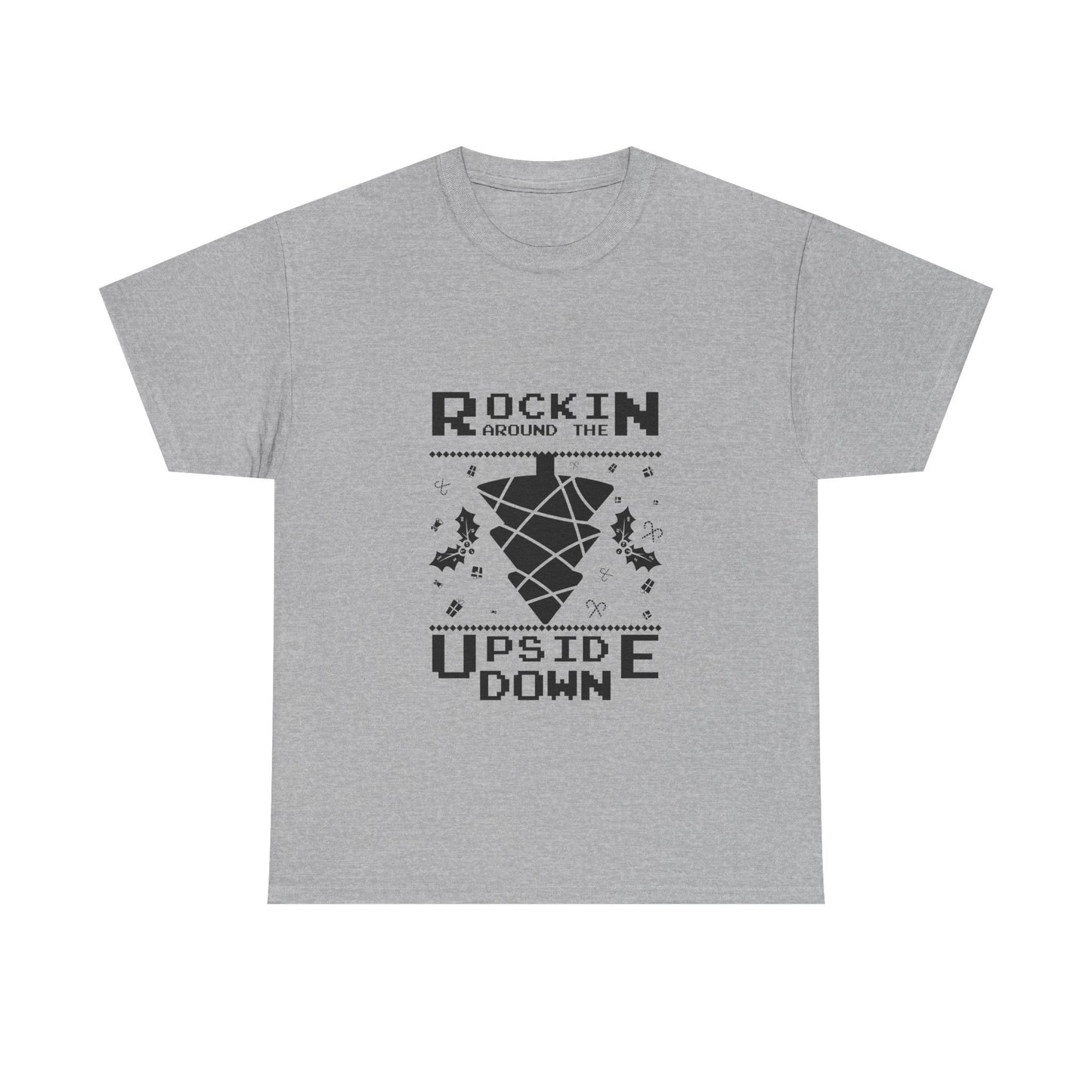 T-Shirt — "Rockin’ Around the Upside Down" Stranger Things Inspired Graphic Tee