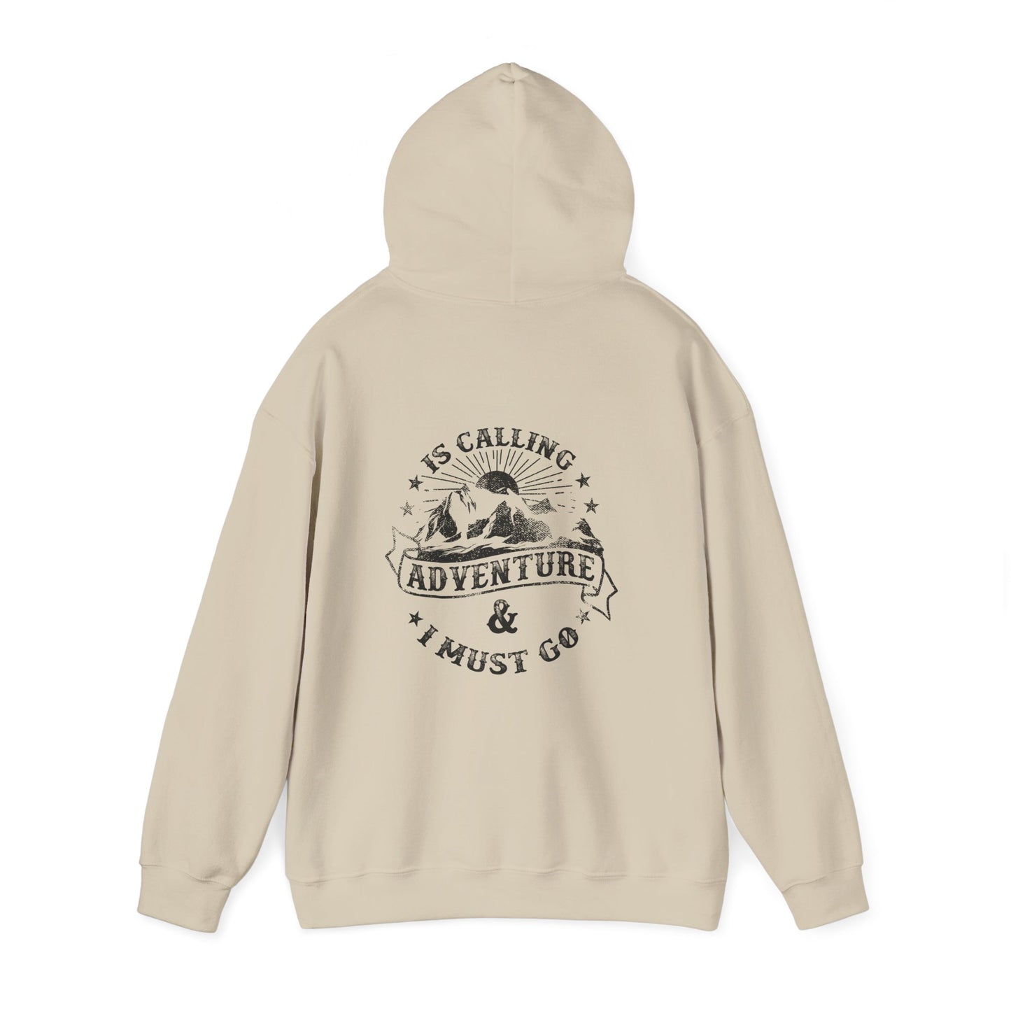 Adventure Awaits Unisex Hooded Sweatshirt for Outdoor Lovers