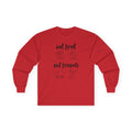 Long Sleeve Tee — "Eat Fruit Not Friends" Vegan Graphic Shirt