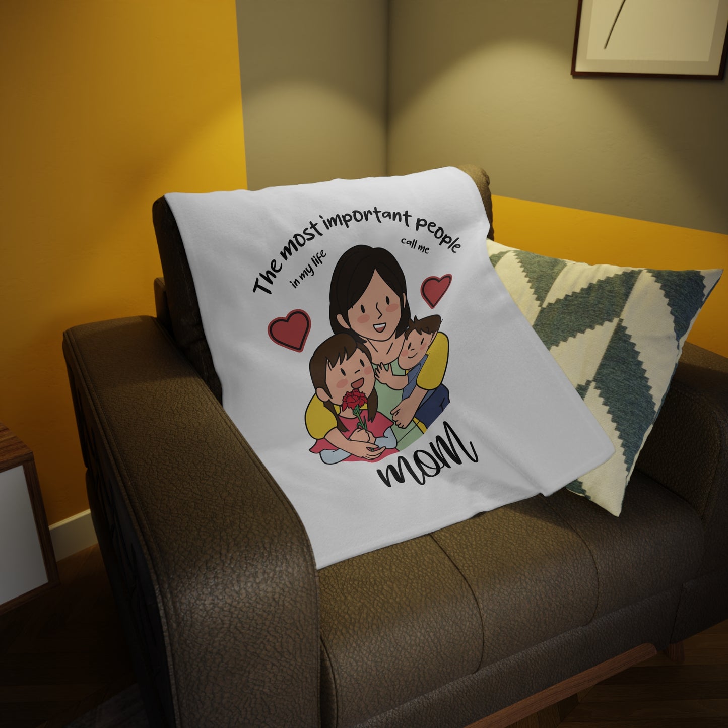 Family Fleece Throw - Heartwarming Blanket