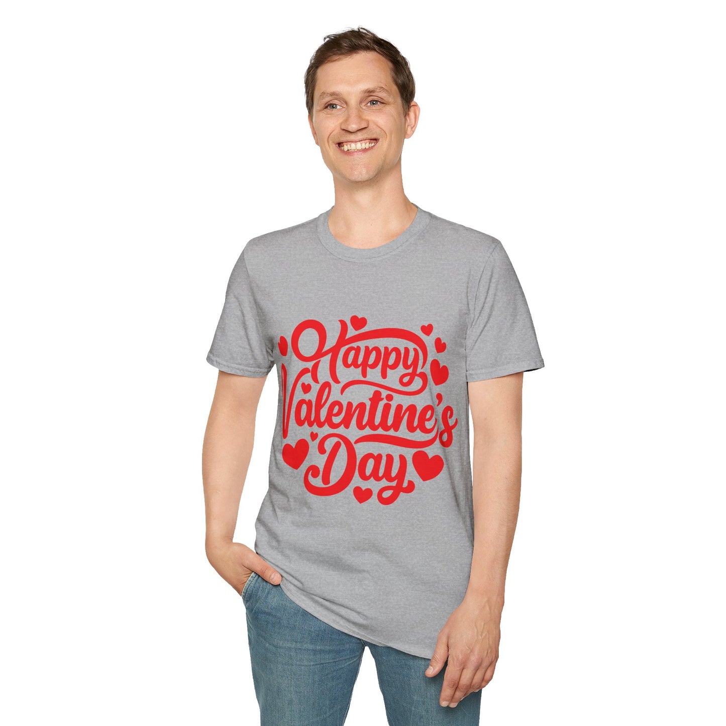 Unisex Softstyle T-Shirt - Happy Valentine's Day