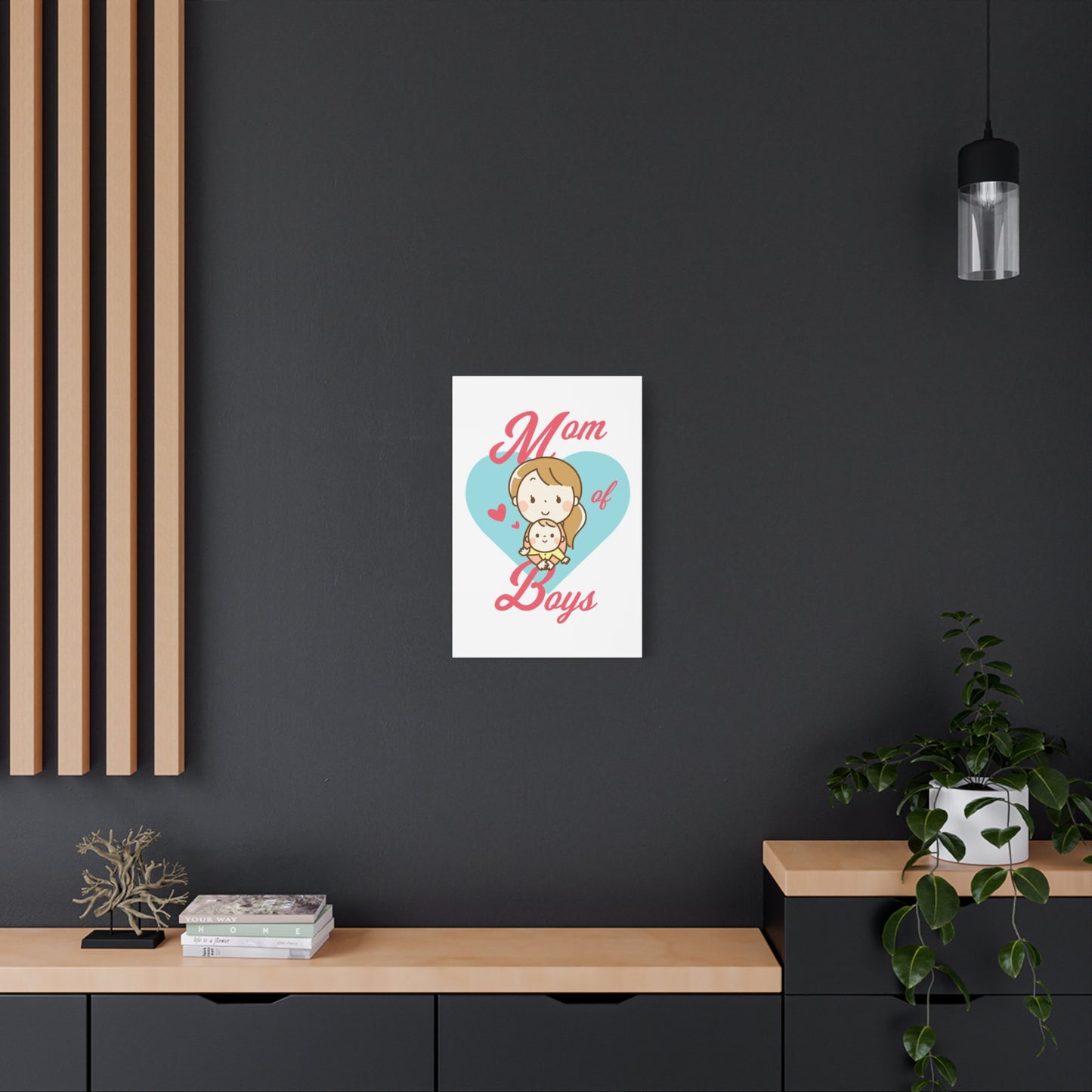 Mom of Boys Wall Art - Cute Nursery Decor