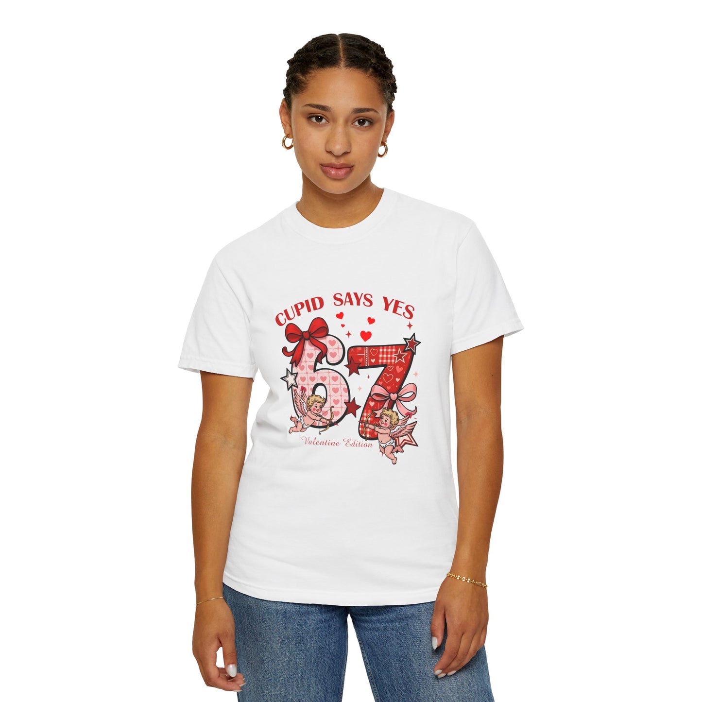 Valentine’s Cupid Says Yes 67 T-Shirt
