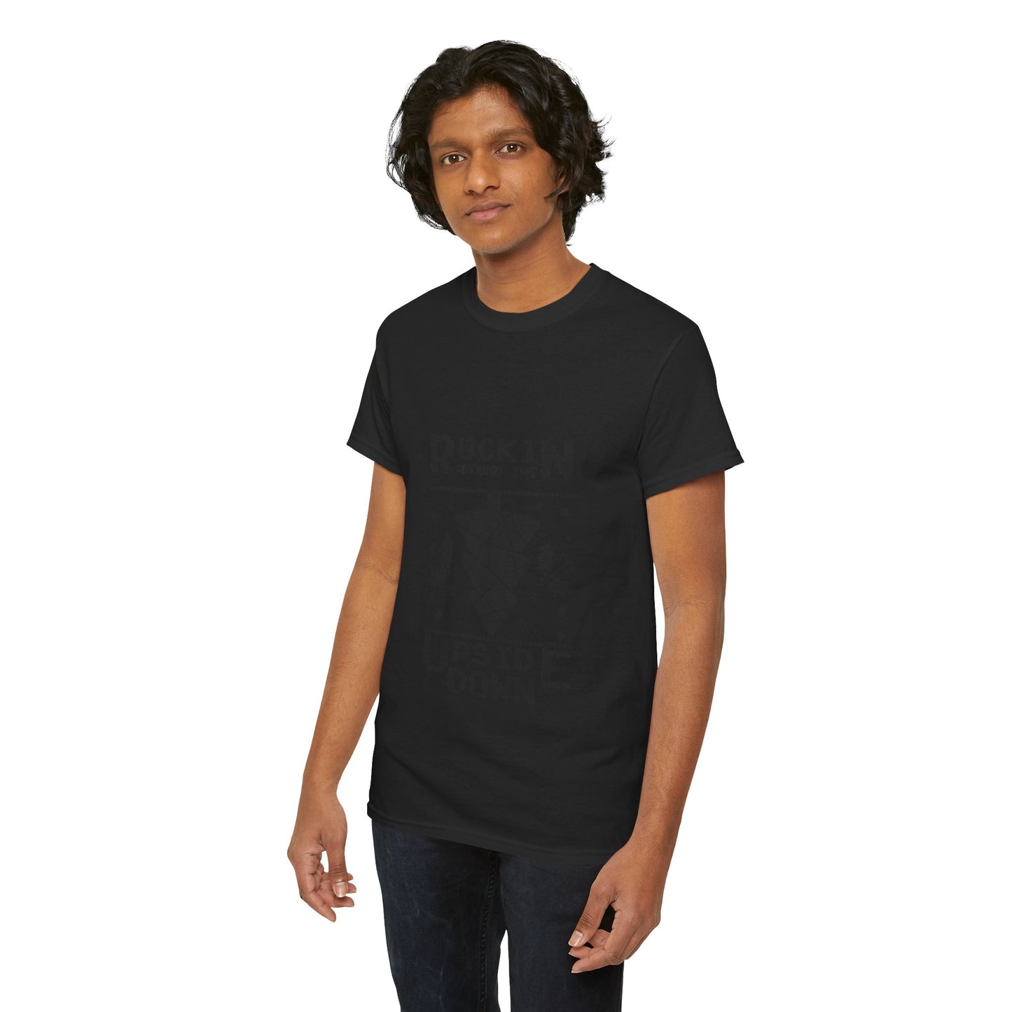 T-Shirt — "Rockin’ Around the Upside Down" Stranger Things Inspired Graphic Tee