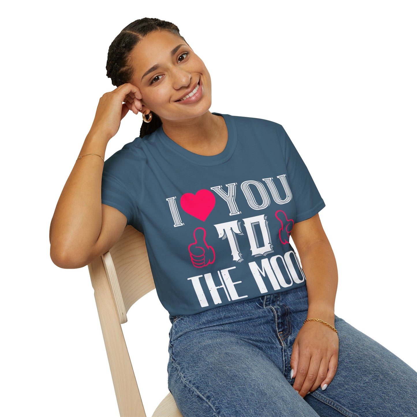 I  You To The Moon & Back T-Shirt — Romantic Couple Valentine Tee