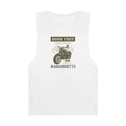 Born Free Chopper Unisex Tank Top, Biker Apparel