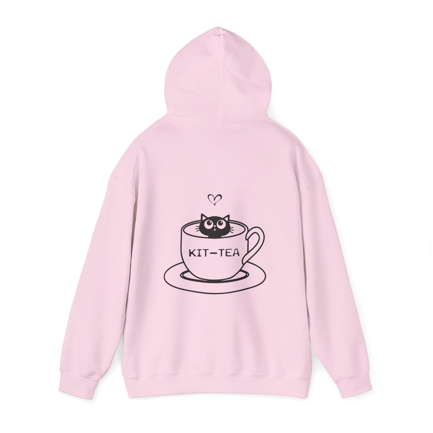 Kit-Tea Cat Hoodie — Cute Cat in Teacup Graphic Sweatshirt