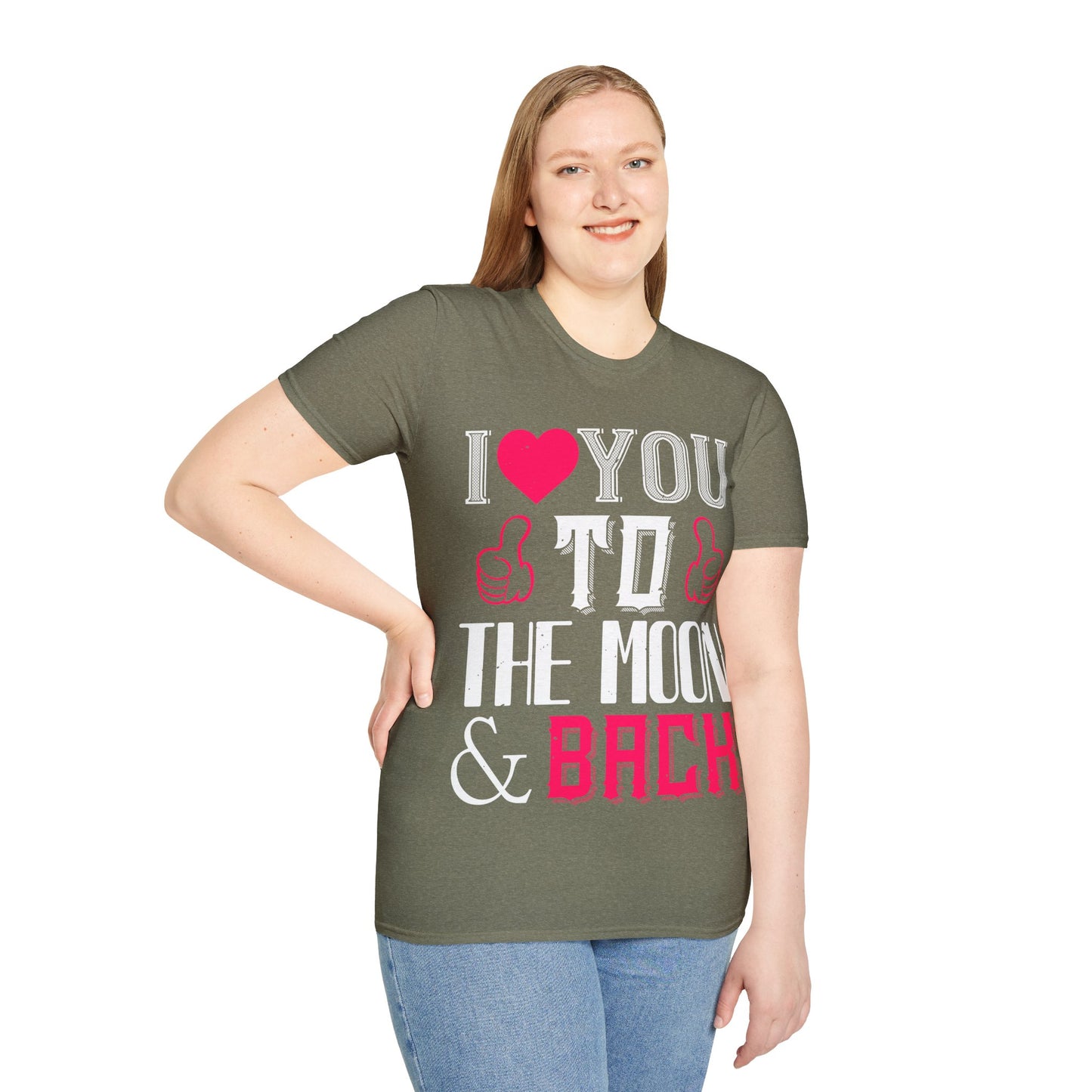 I  You To The Moon & Back T-Shirt — Romantic Couple Valentine Tee